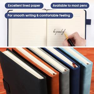สมุดบันทึกปกแข็งลายหนัง A3 แบบสันห่วง สำหรับโปรโมชั่น ปิดด้วยแม่เหล็ก 80 แผ่น หน้ากระดาษคุณภาพสูง AF - Product Image 3