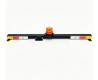 Barre lumineuse LED magnétique de 1,2 m, homologuée ECE R65, balise d'avertissement, alarme de recul 12/24 V pour camion de chantier, pick-up, excavatrice