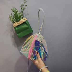 Túi Hợp Thời Trang 2021 Laser Phụ Nữ Dễ Thương Tam Giác Mới Lạ Ví Kẹo Jelly Túi Xách Nữ Ví Túi Đeo Chéo - Product Image 3