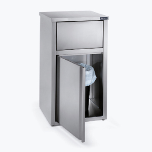 Contenitore per Rifiuti in Acciaio Inox F0260512 con Porta per Uso Commerciale - Product Image 1