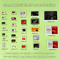 Système d'étiquetage numérique NFC E-paper, système ESL quadricolore avec étiquette de prix E-ink, étiquette électronique de bord de rayonnage pour supermarché