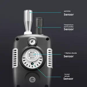 เครื่องนับและตรวจจับอนุภาคฝุ่น PM2.5 <span class=keywords><strong>DT9880</strong></span>ตรวจจับความแม่นยำสูง CEM - Product Image 1