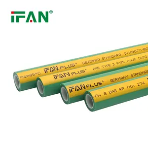 Ifan-tubería PPR de alta calidad, tubería de plástico Pn25 para suministro de agua