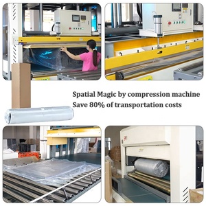 Moderno Sofá Cama de Espuma Comprimido al Vacío Empacado Plano Expansible y Compacto Muebles de Sala de Estar de Fácil Montaje para Ahorrar Espacio - Product Image 6