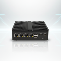 Nouveau Mini PC Pare-feu N150 2.5G 4xLAN i226-V Routeur Logiciel PC Industriel Sans Ventilateur Prise en Charge ESXi Proxmox Cluster Micro Serveur