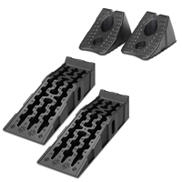 Rampes de levage de voitures en polyéthylène haute résistance 12000 Lb/13000Lb/16000Lb GVW avec cales de roue, pour voitures, SUV, camions et fourgonnettes