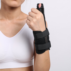 Chất lượng cao cổ tay ngón tay cái cố định bong gân gãy xương chăm sóc ngón tay cái thép hỗ trợ tay bảo vệ ngón tay cái bảo vệ cú đúp - Product Image 6