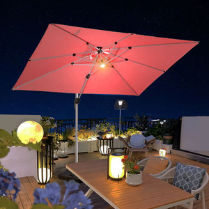 Superventas Roma gran patio paraguas impermeable doble toldo voladizo sombrilla muebles de exterior <span class=keywords><strong>para</strong></span> patio - Product Image 2