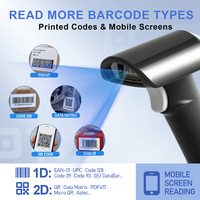 Lecteur de codes-barres 1D 2D filaire avec capteur CMOS, lecteur de codes QR portable pour paiement mobile, portée jusqu'à 650 mm