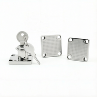 Serrure à came en alliage de zinc 138-22, 22 mm, robuste, pour meubles, avec clé standard, pour armoires de bureau, casiers de gym, villas, appartements, écoles