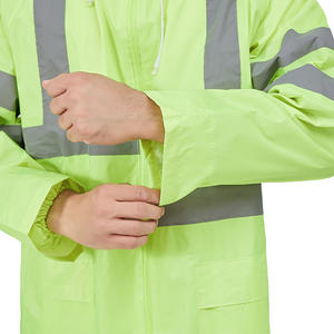 Impermeable Reflectante para Hombre Super Factory, de una Sola Pieza, 190T Poliéster PVC, con Capucha Larga, para Trabajo, Camping y Actividades al Aire Libre, 700g - Product Image 2