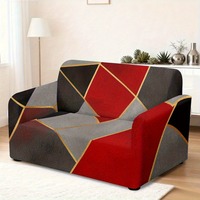 Günstige Sofabezüge vom Hersteller: Goldrandige Geometrie-Sofaüberwürfe, Dehnbare Staubdichte Sofabezüge