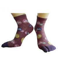Offres Spéciales 2025 chaussettes Tabi à deux orteils roses à la mode japonaise personnalisée avec motif de poisson