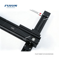 FUHT-45B57-XY-H4-X550Y200 Système de portique CNC XYZ à haute précision avec table de positionnement, entraînement par courroie dentée et rail de guidage