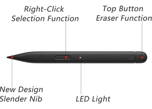 <span class=keywords><strong>Stylet</strong></span> <span class=keywords><strong>Microsoft</strong></span> <span class=keywords><strong>Surface</strong></span> Slim Pen 2 Nouveau, sans fil 5.0, sensibilité à la pression 4096 niveaux, attraction magnétique pour <span class=keywords><strong>Surface</strong></span> - Product Image 4