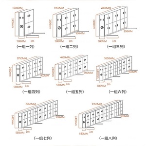 Estanterías Móviles Kunshan Fengdamei de 6 Niveles, Archivador Eléctrico Inteligente con Manivela, Almacenamiento de Documentos de Oficina - Product Image 2