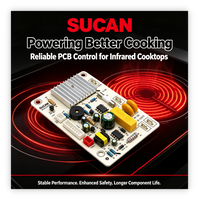 Carte de contrôle PCB SUCAN SU 11R pour plaque de cuisson infrarouge, protection contre les surtensions 6KV, plaque chauffante stable pour cuisinière électrique domestique