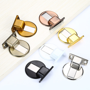 Zinc Alloy Magnetic <b>Door</b> <b>Catch</b> Minimalist Design For Bedroom <b>Door</b> Stopper Silent Operation - Product Image 2