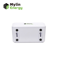Mylin Energy MU48 UPS de 12V CC para el Hogar, UPS de Batería de Litio de 12V CC, Router WiFi, Protección Contra Sobrecarga y Sobrecorriente, Carcasa Ignífuga de ABS
