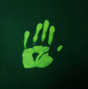 Luminoso bagliore fluorescente In pelle sintetica In vinile scuro per borse - Product Image 3