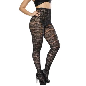 Vente en gros de bas de corps imprimés de grande taille pour femmes et filles, collants Sexy pour Club