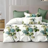 Lot de 3 ensembles de draps plats en coton aux couleurs vives pour lit King Size africain, pour chargement de conteneur