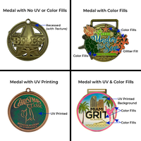 Médaille personnalisée en alliage de zinc pour les finishers de marathon, médaille en laiton doré de haute qualité, prix honorifiques