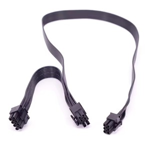 สายไฟ PCI-e 6 พิน ต่อ 2 พอร์ต 6+2 พิน 8 พิน สำหรับ Cooler Master Silent Pro <span class=keywords><strong>M1000</strong></span> M850 M700 M600 Modular - Product Image 3