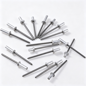 Rivets aveugles en aluminium à tête plate ronde de type fermé GB12615-2004, étanchéité parfaite pour tôles métalliques, fournis directement par l'usine - Product Image 2