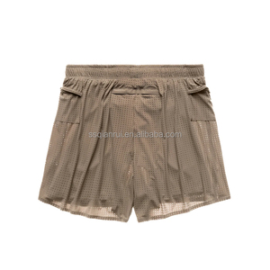 Shorts de sport d'été en polyester pour hommes, double couche, personnalisés par sublimation, multi-poches, pour la course et la gym - Product Image 6