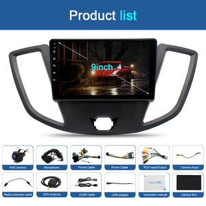 Android autoradio voor Ford Transit Custom bestelwagen 2013-2019 multimediaspeler GPS-navigatie draadloze Carplay Android Auto WiFi - Product Image 6