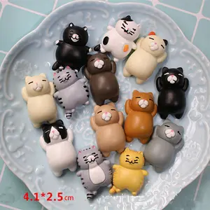 Popular Custom Fashion Design Animal Resin Magnetic Sticker Cute Cat Fridge Magnet