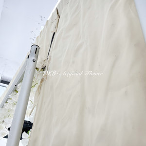 DKB fond de fleur artificielle en tissu de soie blanc de haute qualité personnalisé pour la décoration intérieure pour les événements de Noël et de Pâques - Product Image 5