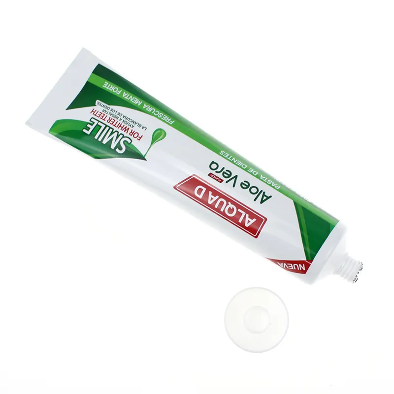 205g flouride free organic natural aloe bright toothpaste. 