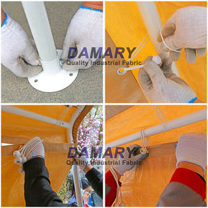 Vente en gros Tente d'auvent de <span class=keywords><strong>garage</strong></span> pliable portable 10x20 pour abri de voiture personnalisée pour usage intensif - Product Image 5