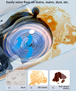 Ce nóng bán thương mại đi bộ phía sau sàn làm sạch chà Máy Nhà Máy Giá pin không dây điện hoạt động sàn Scrubber - Product Image 4