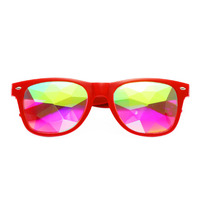 Lunettes kaléidoscope hommes lunettes de soleil femmes fête prisme psychédélique lentille différente Edm lunettes de soleil femme