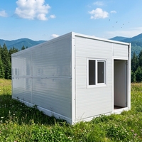 Maisons pliantes extensibles préfabriquées bon marché Conteneurs de stockage dépliables en béton unités pliables bureau portable