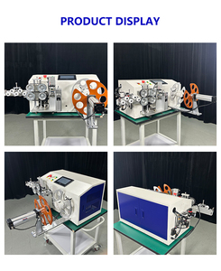 Équipement d'enroulement de câble à fibre optique entièrement automatique avec mesure de longueur, machine intelligente pour bobinage de câble 250 mm JB-N05, machine de coupe de fil - Product Image 2