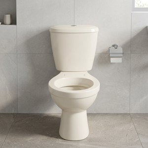 Inodoro de Cerámica Moderno Italiano de Dos Piezas, Montado en el Suelo, con Doble Descarga y Sifón en S, para Baño - Product Image 2
