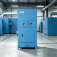 Machine intégrée de dépoussiérage triphasée à grand volume d'air avec filtre à cartouche vertical autonettoyant à impulsions