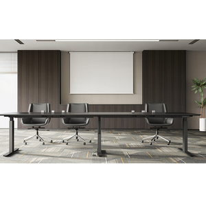 Cao cấp sang trọng hiện đại E0 Bàn hội nghị văn phòng lớn chuyển đổi mở rộng bằng gỗ mô-đun phòng họp bàn đồ nội thất - Product Image 2