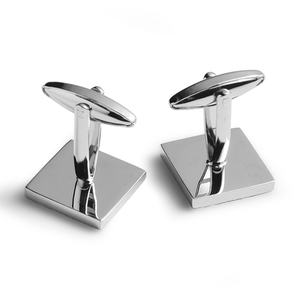 Camisa de Manga Larga de Buena Calidad con Logotipo Grabado en Relieve, Efecto Irregular, Mancuernillas Cuadradas para Hombre - Product Image 5