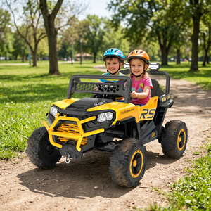 <span class=keywords><strong>Voiture</strong></span> électrique pour enfants 12V en plastique à 4 roues pour les enfants de 2 à 4 ans et de 5 à 7 ans, alimentée par batterie, unisexe - Product Image 3