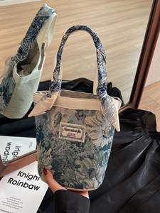 กระเป๋าแฟชั่นทรงถังปี 2026 กระเป๋าถือสะพายไหล่ใบใหญ่จุของได้เยอะสำหรับผู้หญิง - Product Image 6