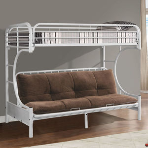 Оптовая продажа, металлическая двухъярусная кровать, мебель для спальни, американский дизайн, кровать для взрослых - Product Image 2