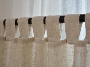 Ycsp Tùy Chỉnh Tự Nhiên Polyester Linen Pha Trộn Vải Rèm Cửa Hoặc Sang Trọng Tuyệt Rèm Cửa Cho Phòng Khách Và Phòng Học Treo - Product Image 4