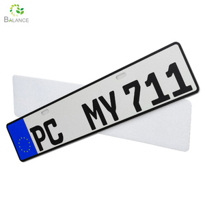 Châu Âu Có Thể Tháo Rời Giấy Phép Tấm Chủ Dính Băng Xe Số Tấm Sửa Chữa Băng Móc Và Vòng Lặp Giấy Phép Tấm Chủ - Product Image 4
