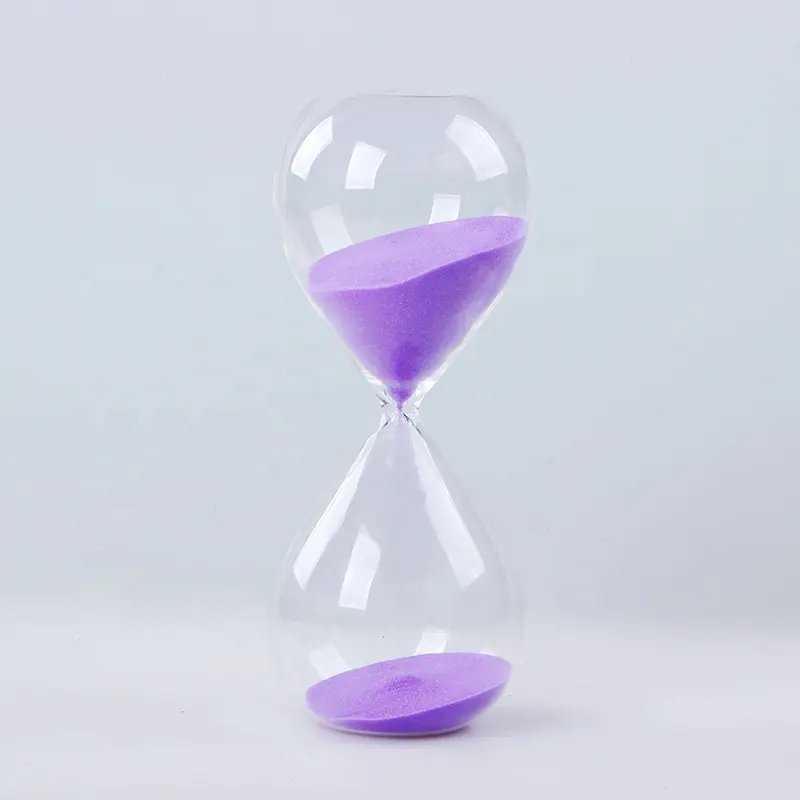 स्पष्ट उच्च borosilicate ग्लास 5/10/30/60 मिनट hourglass रेत टाइमर