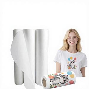 HyperTransprint <span class=keywords><strong>Film</strong></span> de transfert thermique numérique double face en PET enduit, largeur 60 cm, haute température, durable et économique, vente chaude - Product Image 4